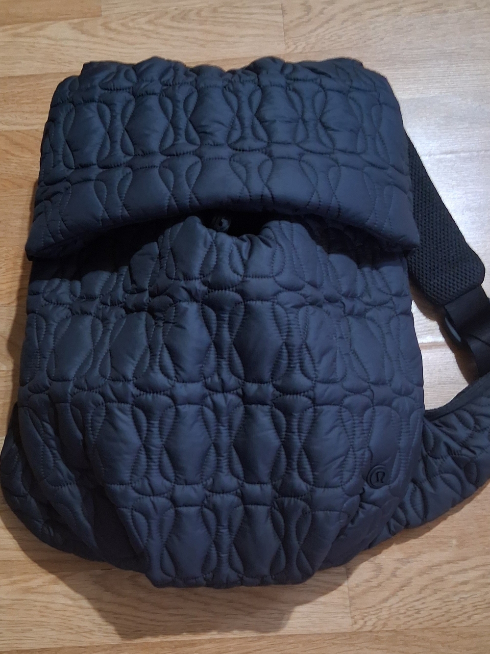 lululemon athletica Quilted Black Sling Backpack